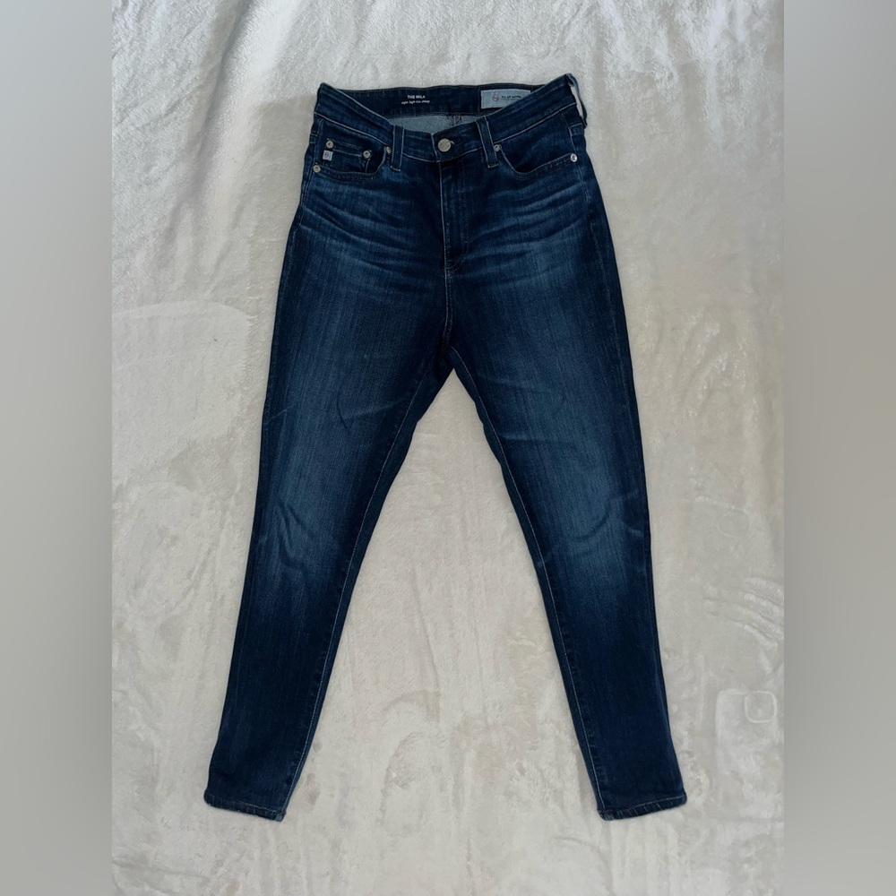 AG Dark Wash Skinny Jeans